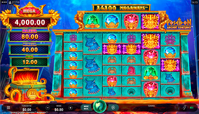 Ancient Fortunes Poseidon Megaways™