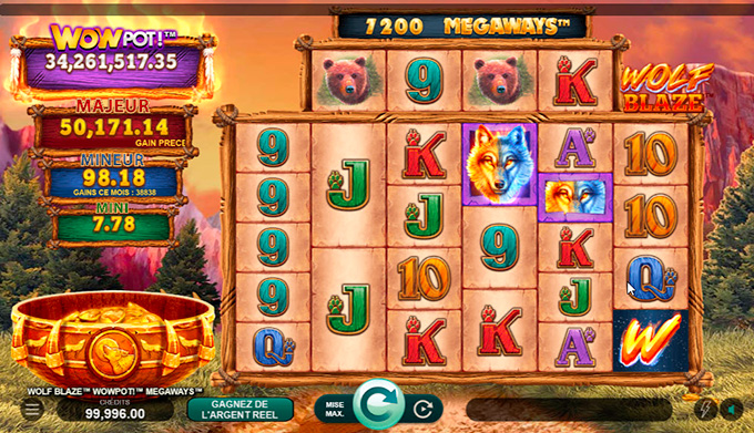 Wolf Blaze WOWPOT!™ Megaways™